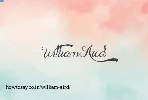 William Aird