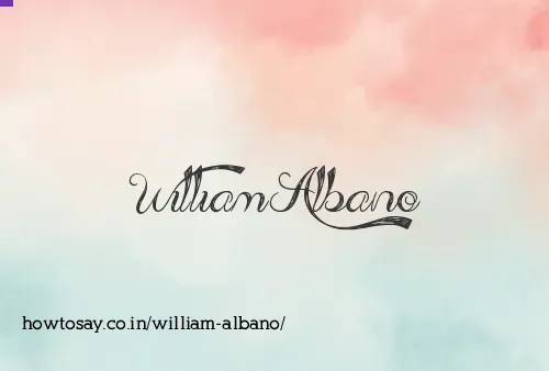 William Albano