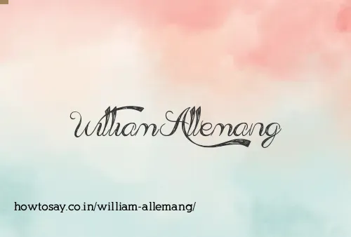 William Allemang