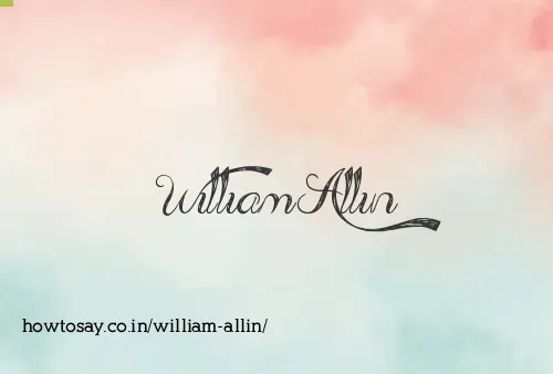 William Allin