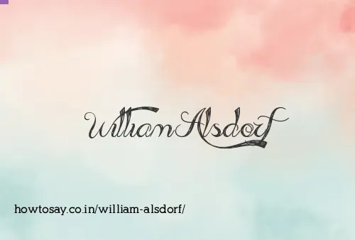 William Alsdorf