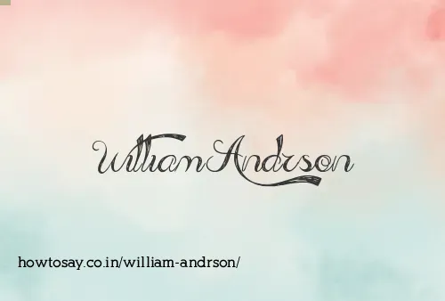 William Andrson