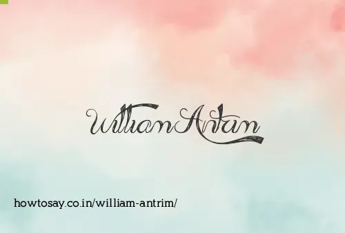 William Antrim