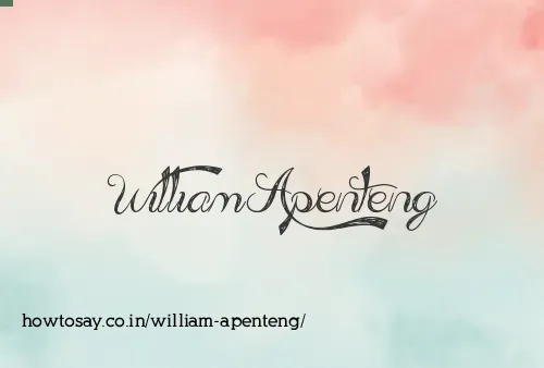 William Apenteng