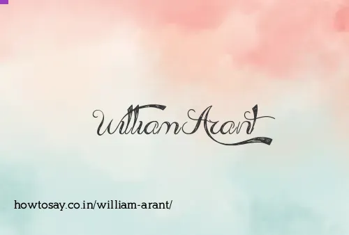 William Arant