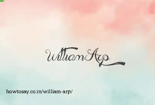 William Arp