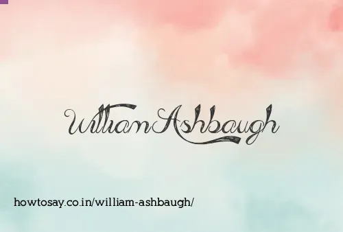 William Ashbaugh