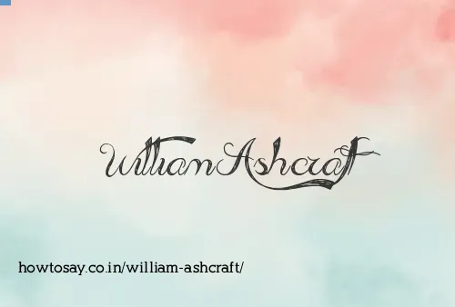 William Ashcraft