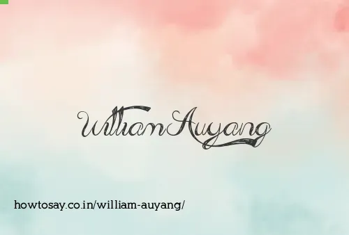 William Auyang
