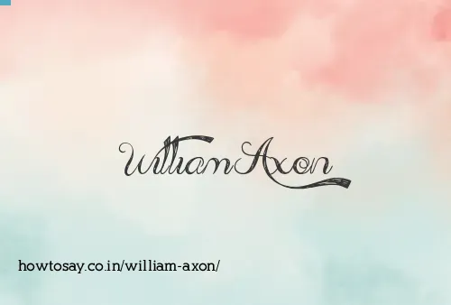 William Axon