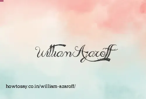 William Azaroff