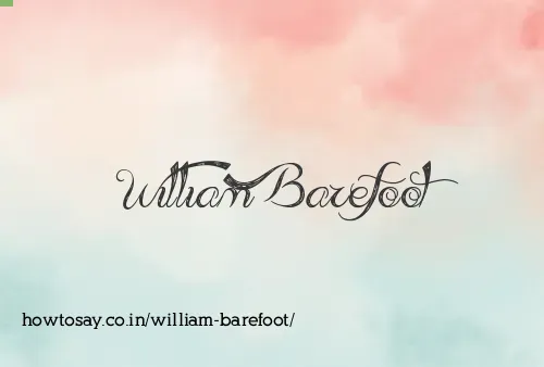 William Barefoot