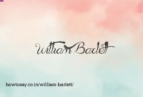 William Barlett
