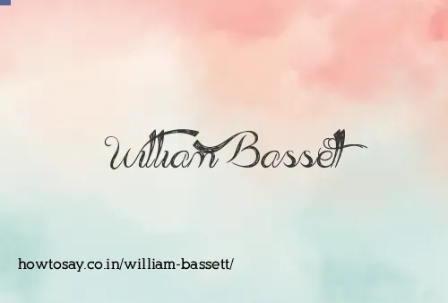 William Bassett
