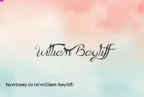 William Bayliff