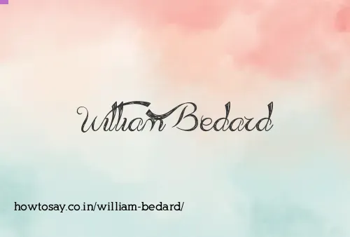 William Bedard