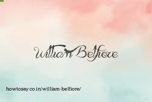 William Belfiore