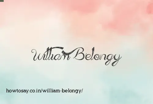 William Belongy