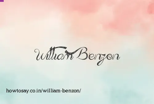 William Benzon
