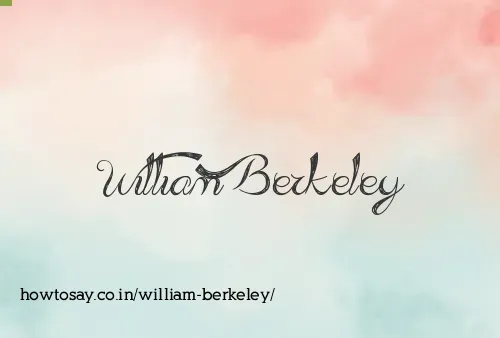 William Berkeley