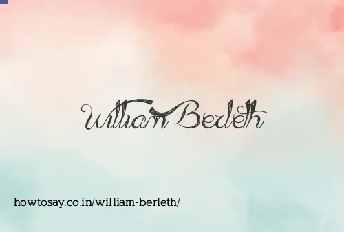 William Berleth