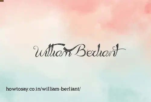 William Berliant