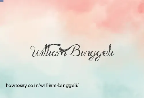 William Binggeli