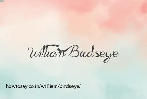 William Birdseye