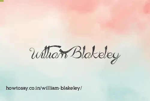 William Blakeley