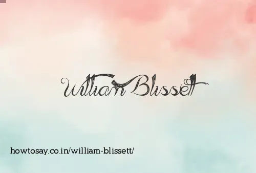 William Blissett