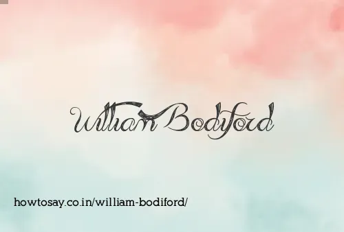 William Bodiford