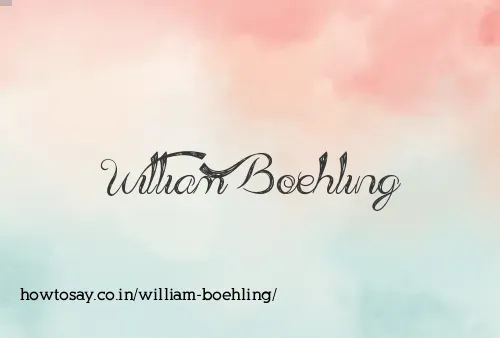 William Boehling