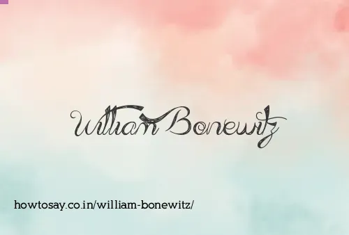 William Bonewitz