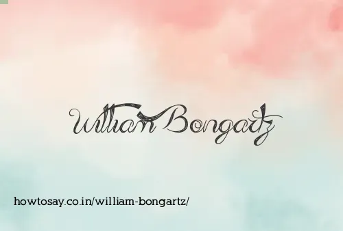 William Bongartz