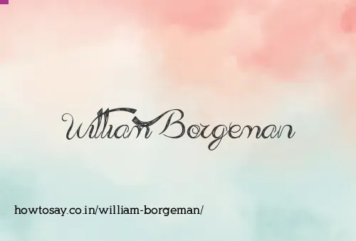 William Borgeman