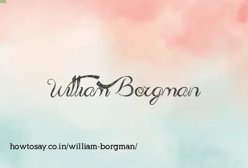 William Borgman