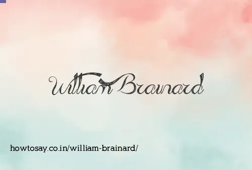 William Brainard