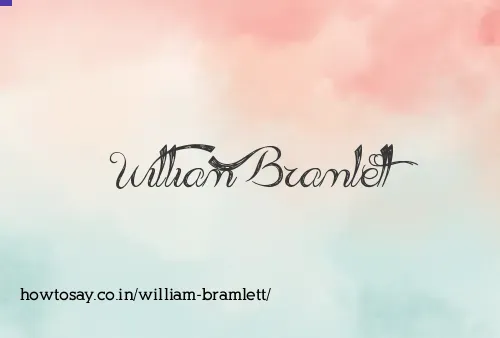 William Bramlett