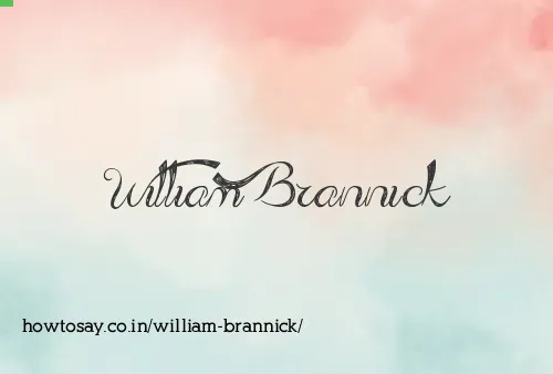 William Brannick