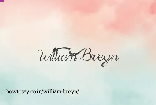 William Breyn