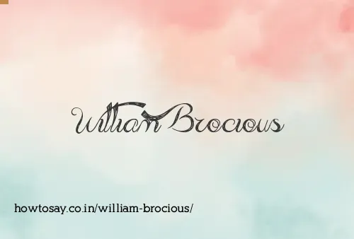 William Brocious