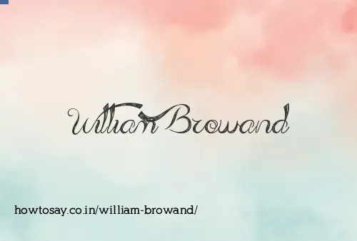 William Browand
