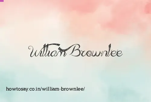 William Brownlee