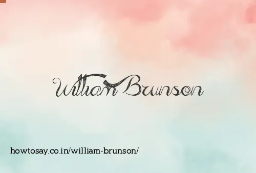 William Brunson