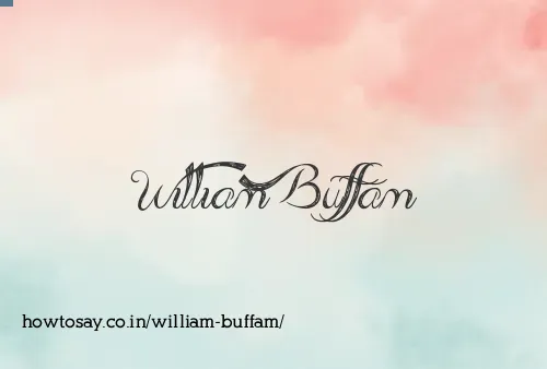 William Buffam