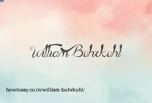William Buhrkuhl