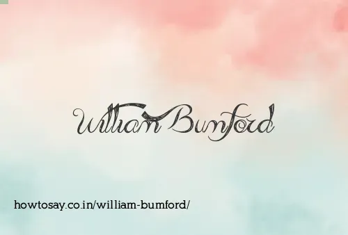 William Bumford