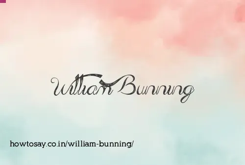 William Bunning