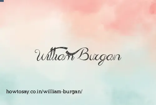 William Burgan