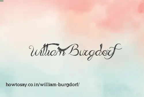 William Burgdorf